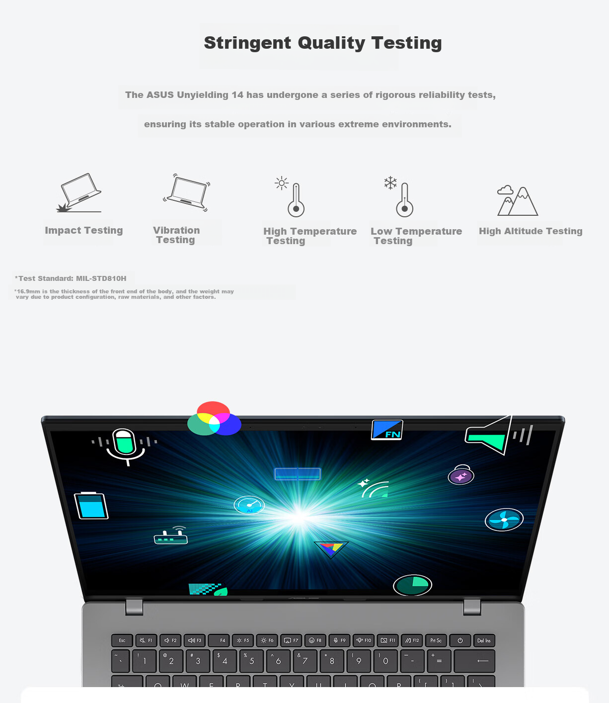 ASUS Wuwei 14 AI Edition 2025 X1407, 14-Inch Colorful Eye-Protection Long Battery Life AI Thin And Light Office Laptop (Snapdragon X, 16GB RAM, 512GB Storage) 20