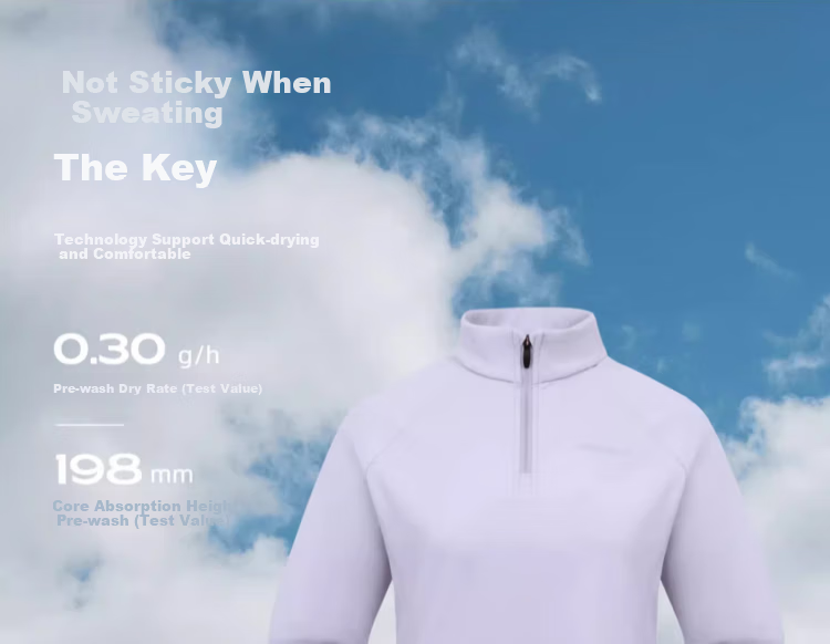 TOREAD Quick-Dry Long Sleeve T-Shirt, Outdoor Elastic Breathable Stand Collar POLO Shirt, Quick-Dry Top, Black Women's Size L 4