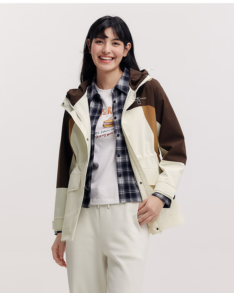 Semir Urban Protective Clothing | China National Geographic Series Women's Spring Jacket, Triple Protection Windproof Coat 101125108017 6