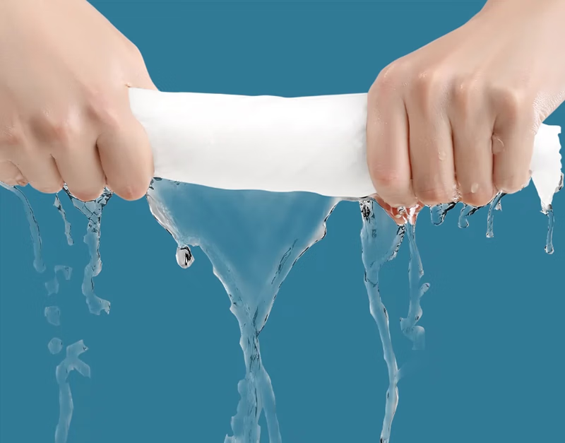 Ouyizi Facial Cleansing Wipes Disposable Thickened Non-Linting Dual-Use Dry and Wet Face Towels 90 Sheets * 6 Packs 13