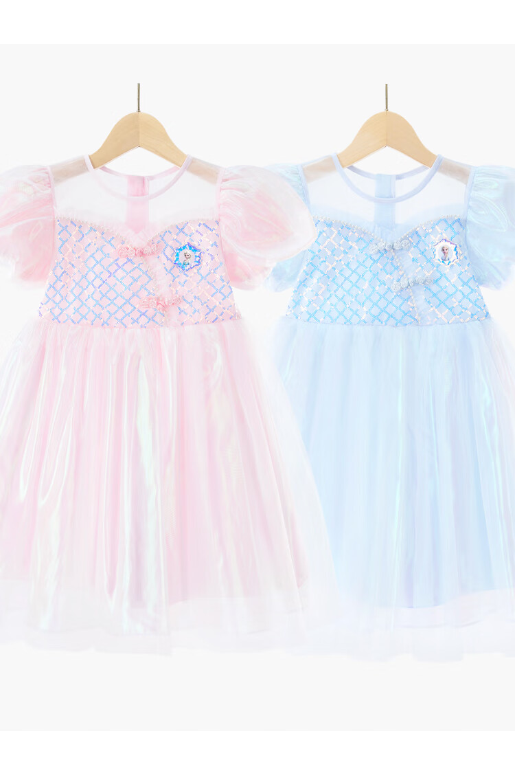 Disney Summer Princess Dress Girls Festival Gift Chinese Style Pink New Chinese Dress Size 120 7