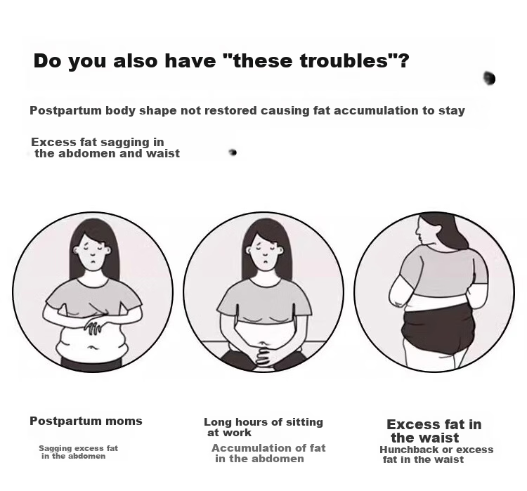 FitonTon Waist Trainer for Women, Shaping Waistband, High Elasticity Postpartum Body Shaper, Adjustable Button-Up Tummy Control Belt 4