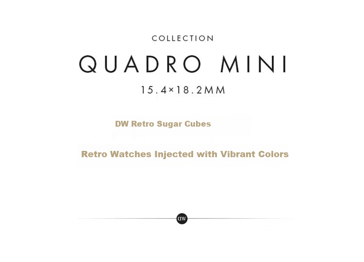 DanielWellington [Same As Masi Chun] DW Women's Watch, Retro Small Sugar Cube Light Luxury, Birthday Gift for Girlfriend, DW651 2