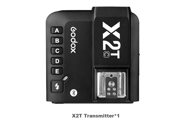 Godox X2T-O Hot Shoe Trigger, High-Speed Sync TTL Trigger, 2.4G Wireless Trigger, Olympus/Panasonic Version, Single Transmitter 2