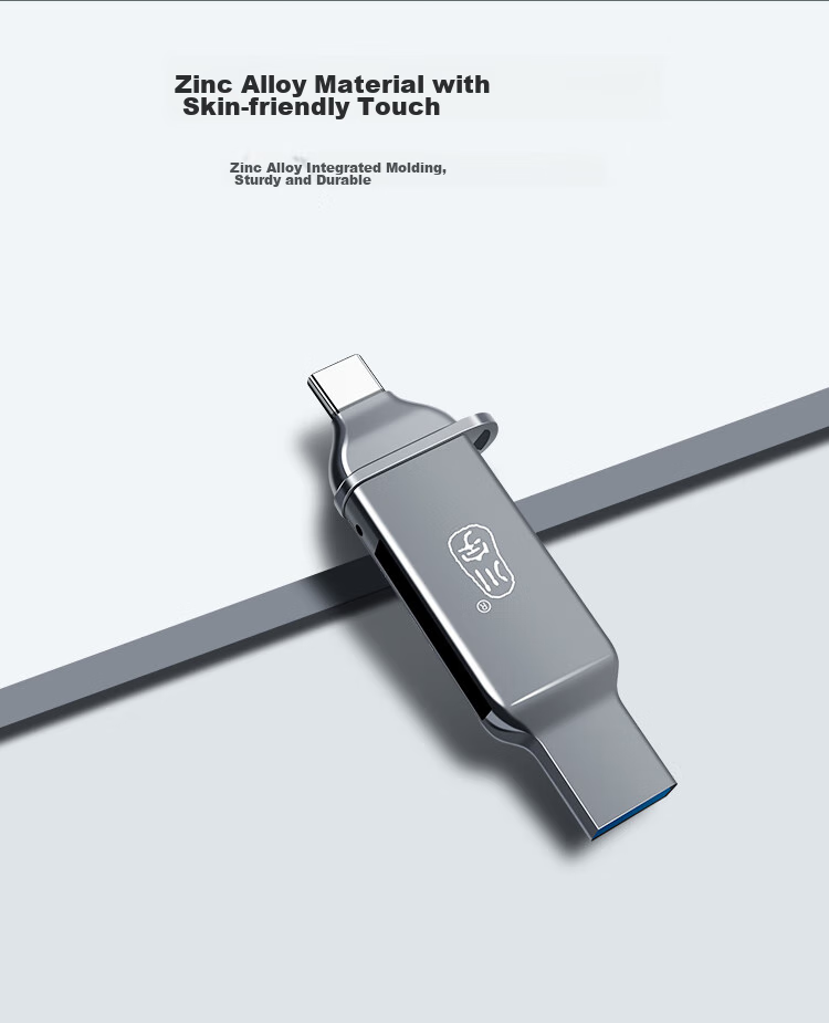 Chuanyu [Dual Card Dual-Read] USB3.2Gen1/TypeC High-Speed SD/TF Multi-Functional Computer/Apple/Android Phone Camera Drone Pocket Card Reader 9