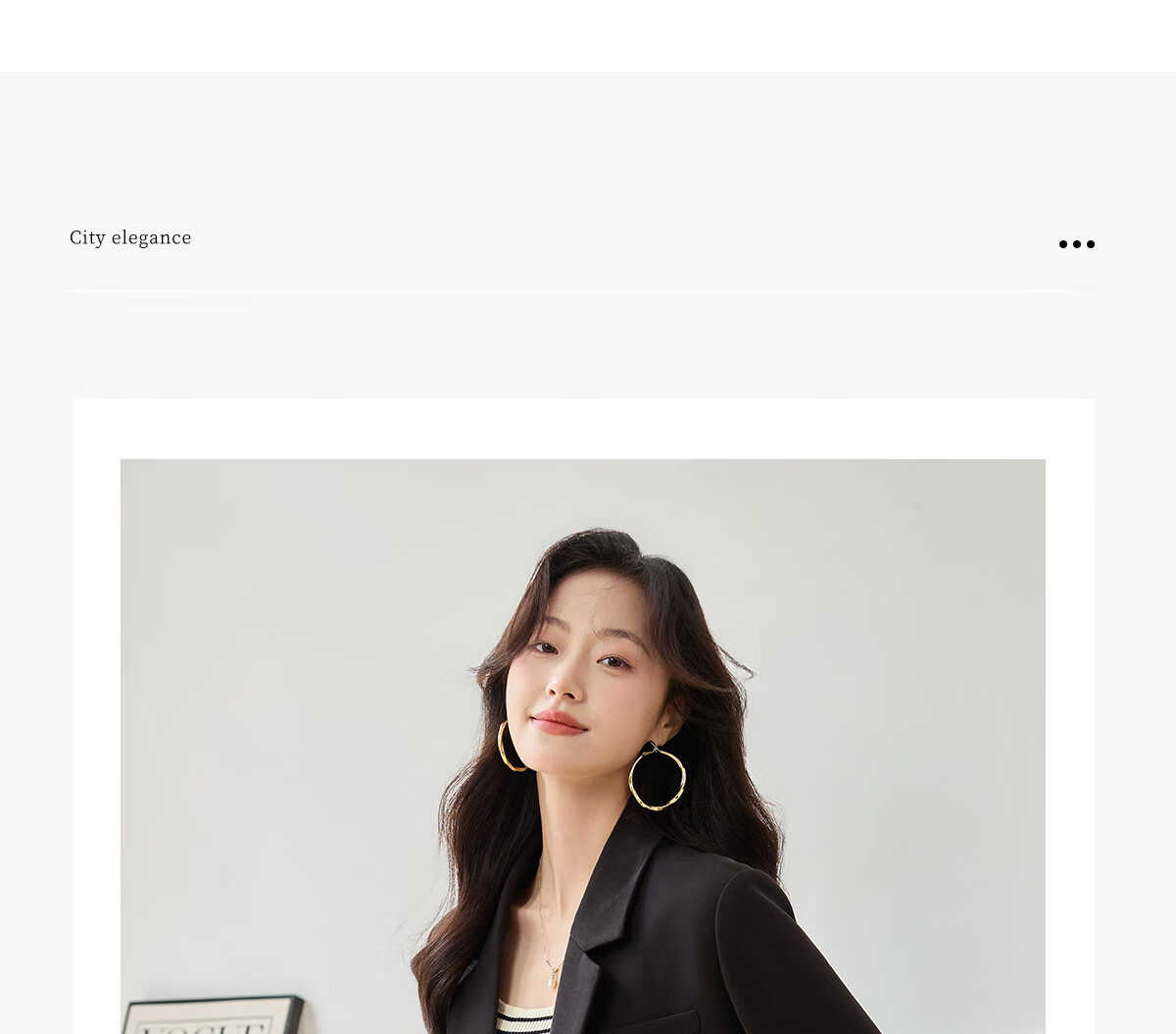 PinCai Women's Black Short Blazer Suit Jacket Casual Long Sleeve Shoulder-Padded Professional Workwear P51U001 11