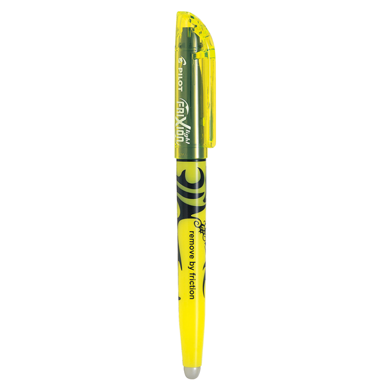 PILOT [Best-Selling Product] Erasable Highlighter Pen for Students, Natural Color Series, Colored Frixion Marker Pen, Stationery SW-FL Slanted Tip, Yellow, Single Pe