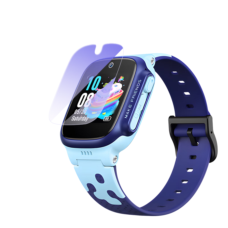 Smorss [2 Pieces Premium] Screen Protector for Xiaotiancai D3, Anti-Blue Light Film, Full Screen Protection for Xiaotiancai Children's Smartwatch D3, Anti-Scratch, Drop-Resistant, Anti-Fingerprint, Eye-Protective Watch Film