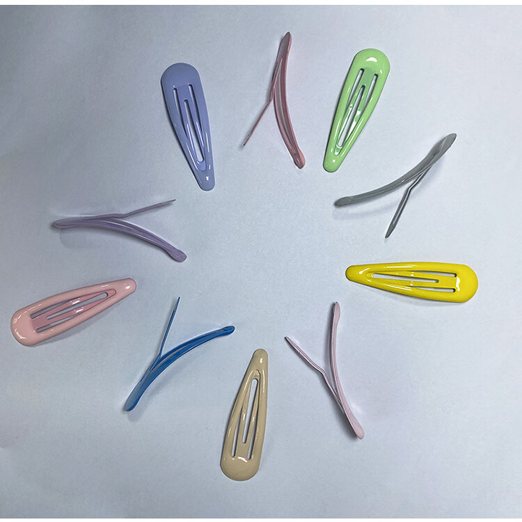 Jingxiaodi 10 Children's Barrettes, Hair Clips for Girls, Non-Damaging Hair Clips, Bangs Clips, Little Girls' Hairpins, Colorful Hair Accessories 1
