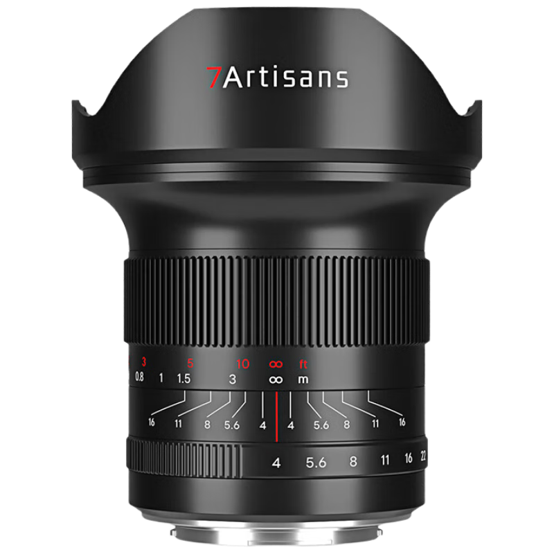 Qigongjiang Canon Prime Lens, RF Mount, Black, 15mm F4 Full-Frame Wide-Angle Lens, for Landscape, Portrait, Architecture Photography, Manual Focus, Compatible with R50, R6 II, R8, R10, R100