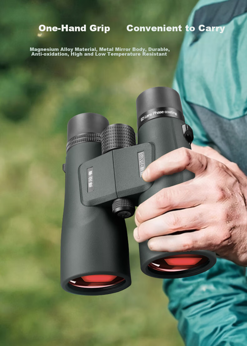 Panda Binoculars, Professional Grade, High Definition, High Magnification, for Bird Watching And Bee Hunting, Military Magnesium Alloy ED Lens, Low Light Night Vision, 12×56 7