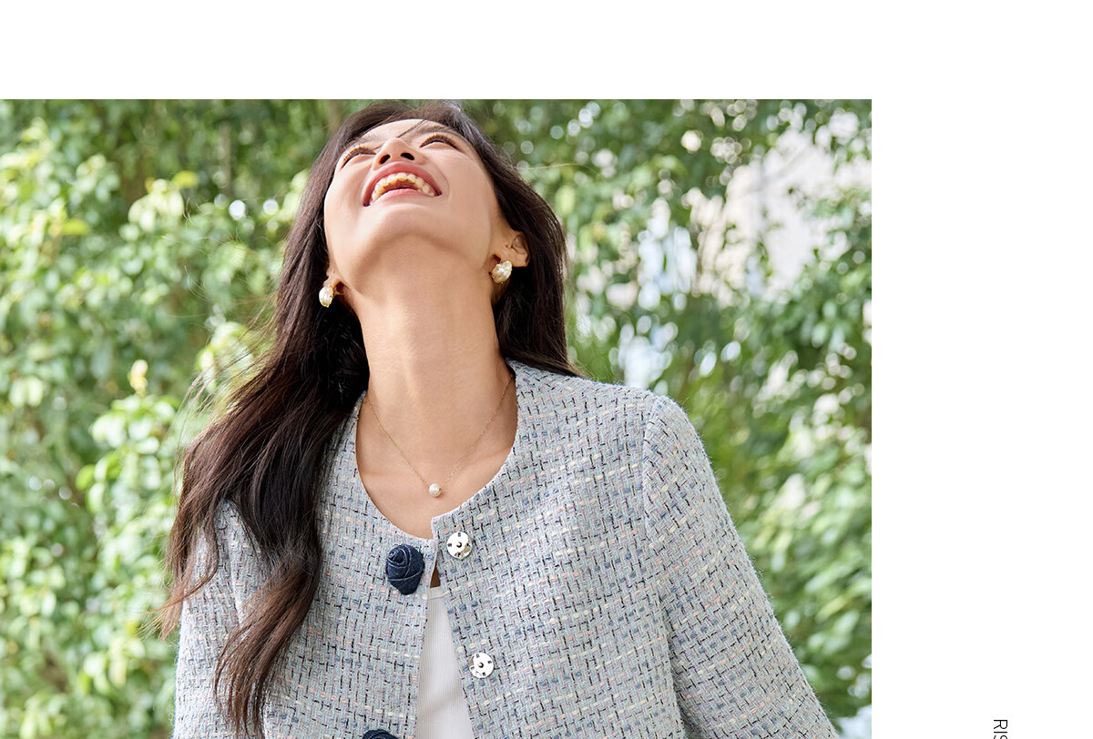 She Enjoy Small Fragrance Style Women's Short Coat Petite Versatile Spring Autumn Colorblock Cardigan Outerwear T51D041 8