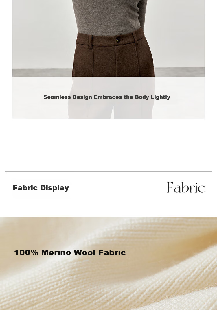 Sentubila Autumn Base Layer Simple Elegant Knit Sweater for Women, Stylish And Youthful Top 5