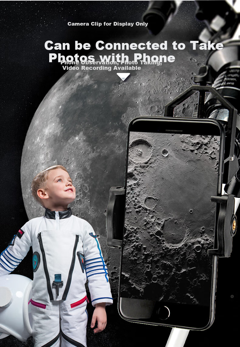 Feilaishi Astronomical Telescope High-Power HD Children's Birthday Gift Large Aperture Telescope 9