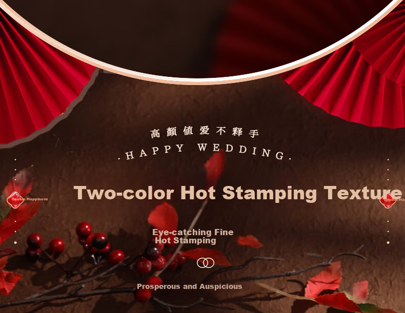 June Bride Wanli Qiaoyi Red Envelope, Wedding Gift Money, High-End Large-Sized One Thousand Yuan Red Packet, 6 Pieces 7