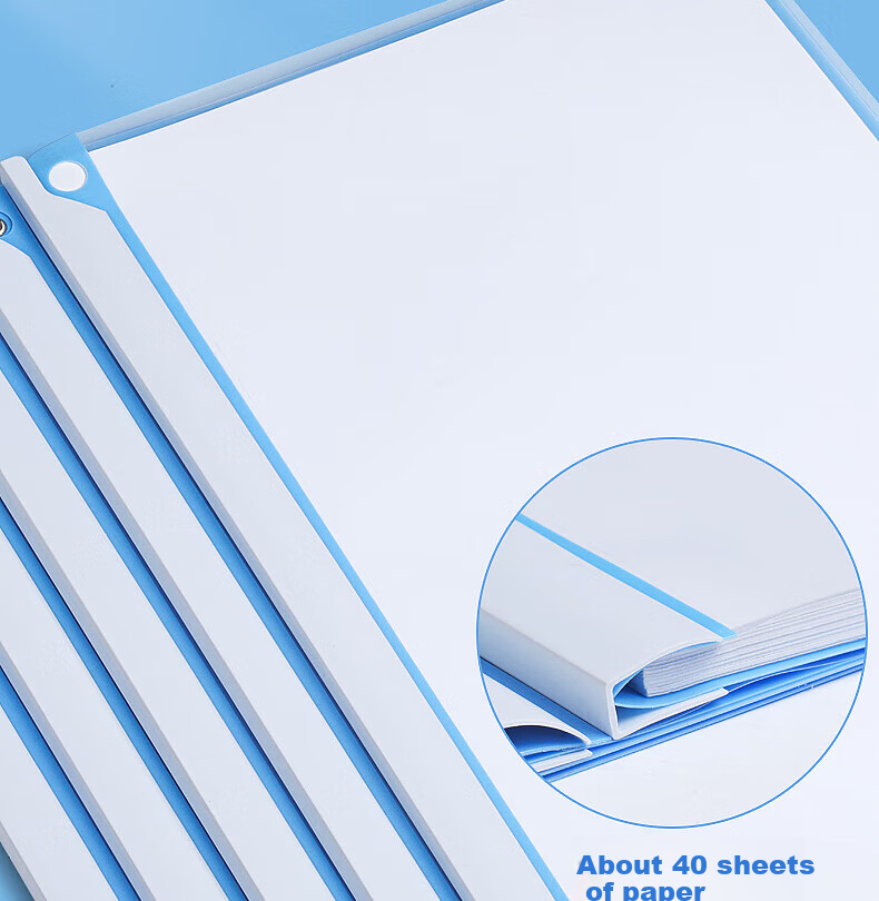 Licao A4 File Folder, Pull Rod Folder, Rotating Folder, Side Clip Folder, Slide Bar Folder, Loose-Leaf Binder, Document Folder, Slide Bar File Folder, Storage Folder, 5 Pieces, 3C Digital Products, All-Net Low Price 10