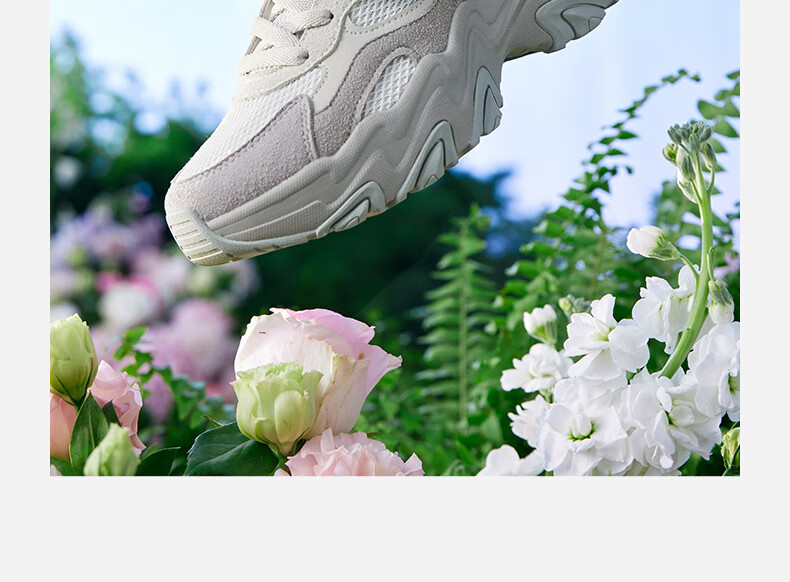361° Women's Sports Shoes, Kangaroo Shoes, Winter Comfortable Retro Thick-Soled Dad Casual Shoes, 682516767-6 18