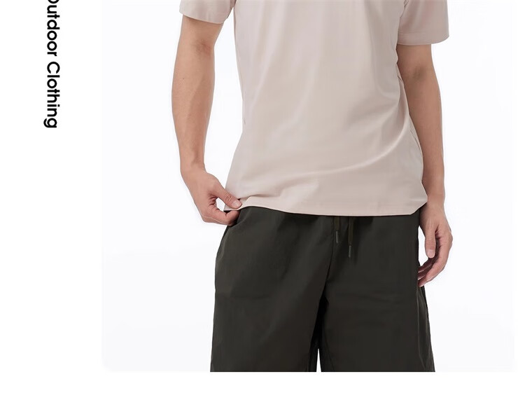 CAMEL Outdoor Quick-Dry T-Shirt, Casual Short-Sleeve Round Neck, Suoluna Cotton T-Shirt, Cool-Feeling Heat-Shielding Sports Short Sleeve, A15BAVV023 9