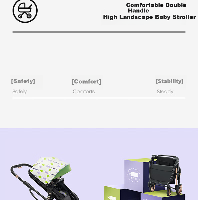 Welebao Lightweight Stroller Organizer Bag, Mommy Bag, Baby Outing Multi-Functional Large Capacity Storage Accessory 33