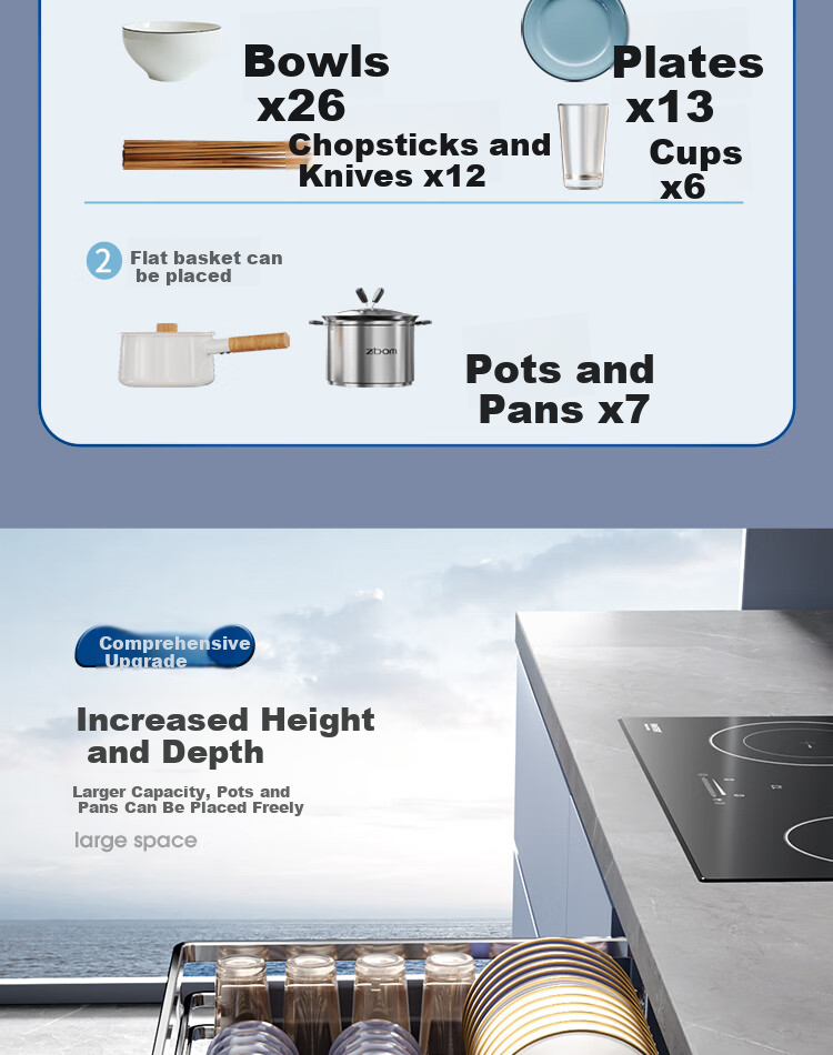 SUPOR Pull-Out Basket Kitchen Cabinet, 304 Stainless Steel Double-Layer Door Drawer-Style Bowl And Dish Pull-Out Rack Storage, Thickened Bowl Basket K 11