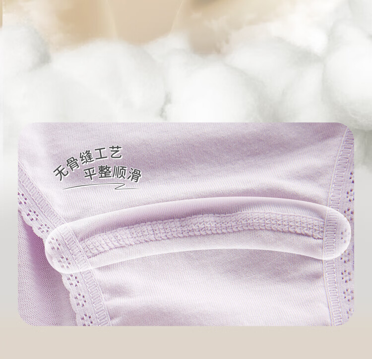 Labi Baby Children's Underwear, Triangle Panties That Don't Pinch, Four Seasons, for Older Kids, Pure Cotton Girls' Underwear, 3-Pack, Special Color 100 6