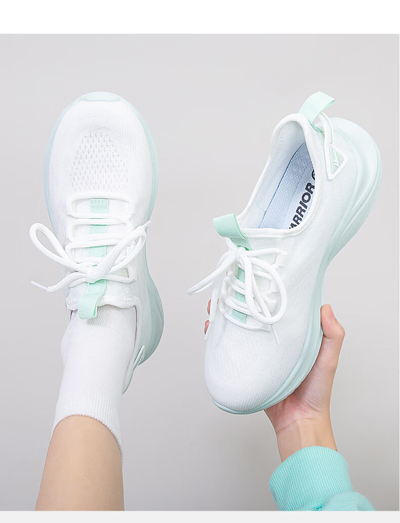 Huili Official Women's Shoes, Summer Sports Shoes for Women, 2026 New Lightweight Running Shoes, White And Pink, Size 38 15