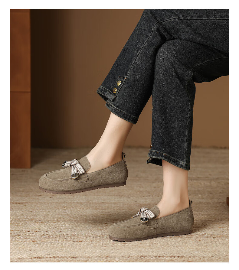 Mulinsen Women's Casual Comfortable Slip-On Birkenstock Style Shoes Brown Size 37 12