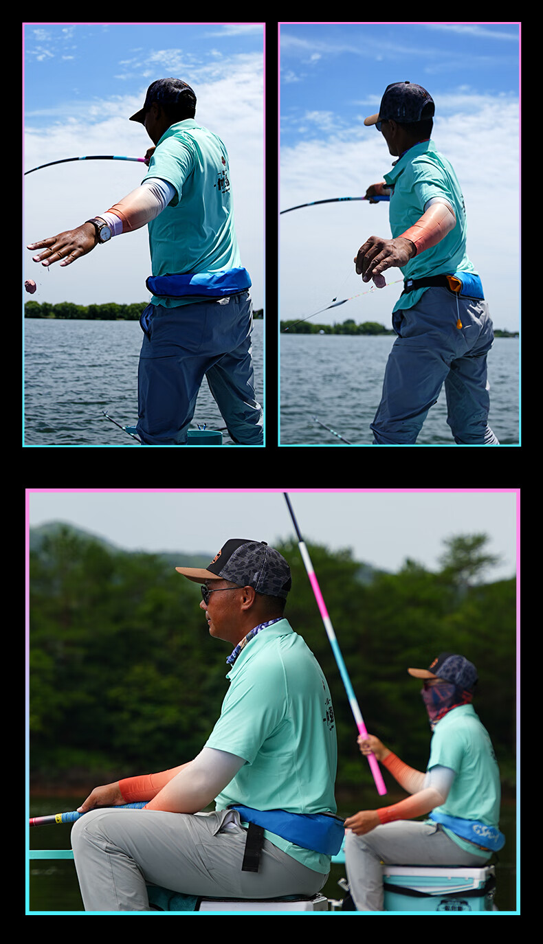Yiwei VIX Ultra-Light Ultra-Hard Chushi 7.5m Fishing Rod for Silver Carp and Bighead Carp Hand Rod Tai Fishing Rod Wild Fish Rod 15
