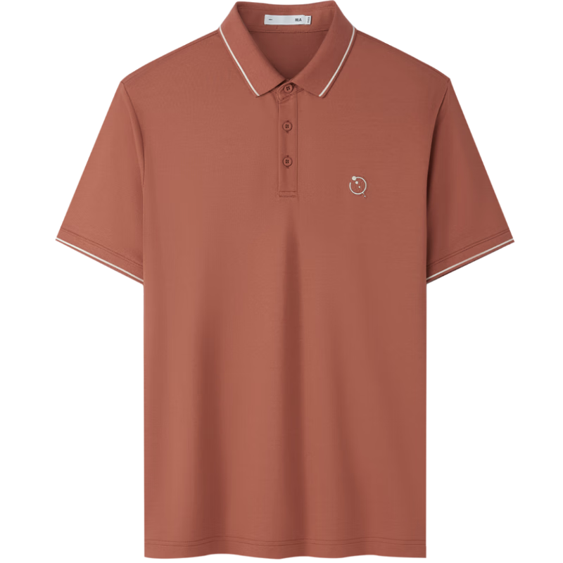 HLA Short-Sleeve Polo Shirt for Men, Three-Body Collaboration Series, Cool-Feeling Short Sleeves for Men, Summer Wear