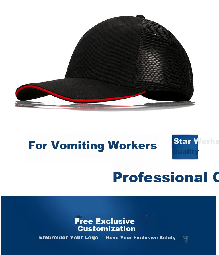 XINGGONG Safety Hard Hat, Protective Cap for Factory Workshop, Anti-Collision Sun Visor Work Cap, Sports Mesh Breathable Carbon Black 1