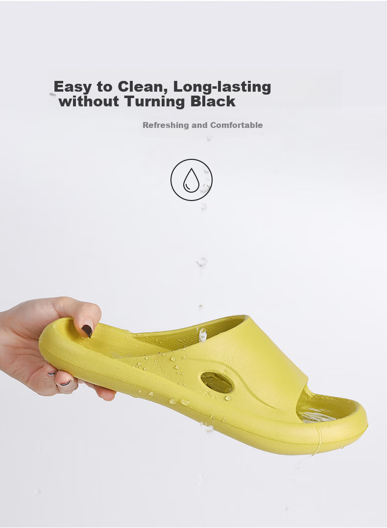 FOOTOPPO Women's Slippers, Summer Indoor Soft Squishy Feel, EVA Home Slippers, Non-Slip Bathroom Slides for Showering 6