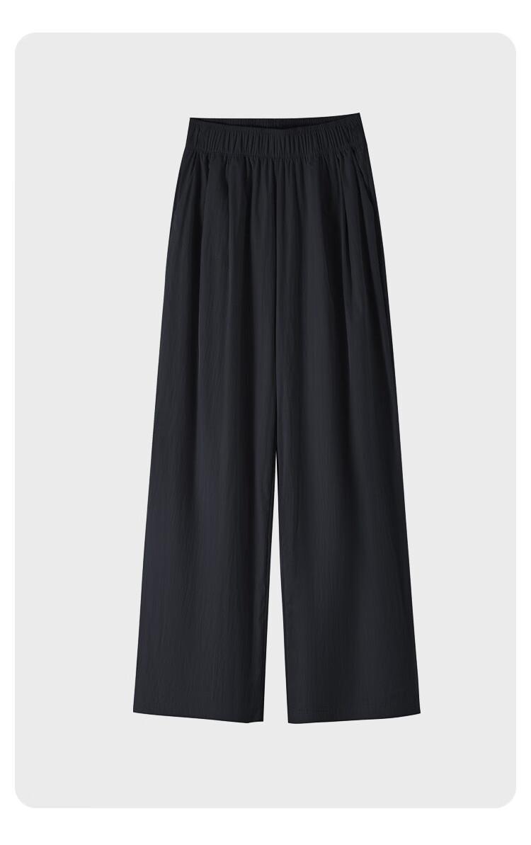 Jeanswest Casual Pants for Women, Summer Trendy Loose-Fitting Draping Solid Color Versatile Yamamoto Wide-Leg Pants, Pink, Size L 22