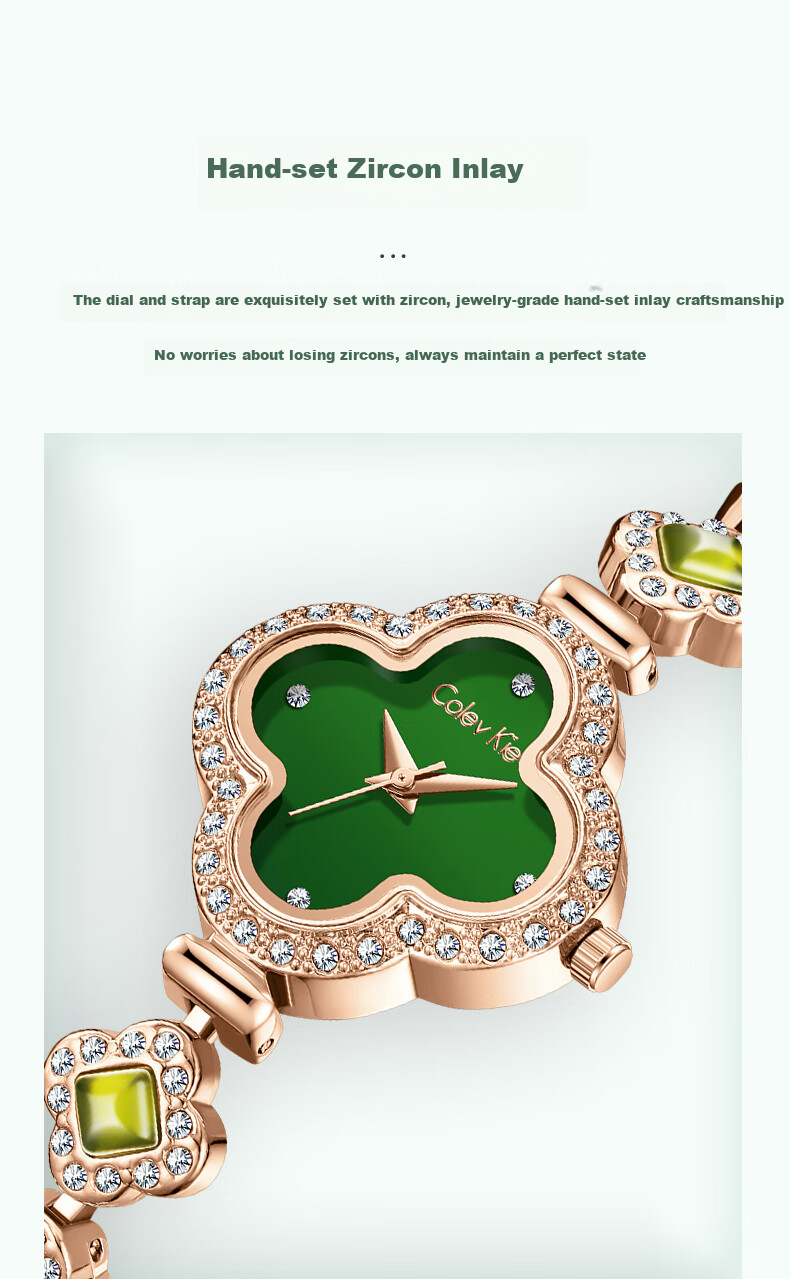 Colevkie Four-Leaf Clover Women's Watch, New Brand Ladies' Watch, Top Ten Light Luxury Niche High-End Birthday Gift 8