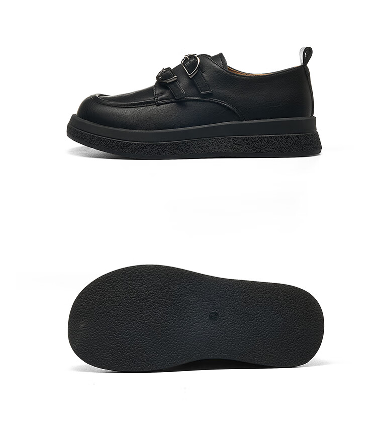 Dusto Thick-Soled Loafers for Women, 2026 New Spring Style, Academic-Inspired Leather Shoes, Deep-Mouth Flats, Soft-Soled Commuter Shoes for Wome 16