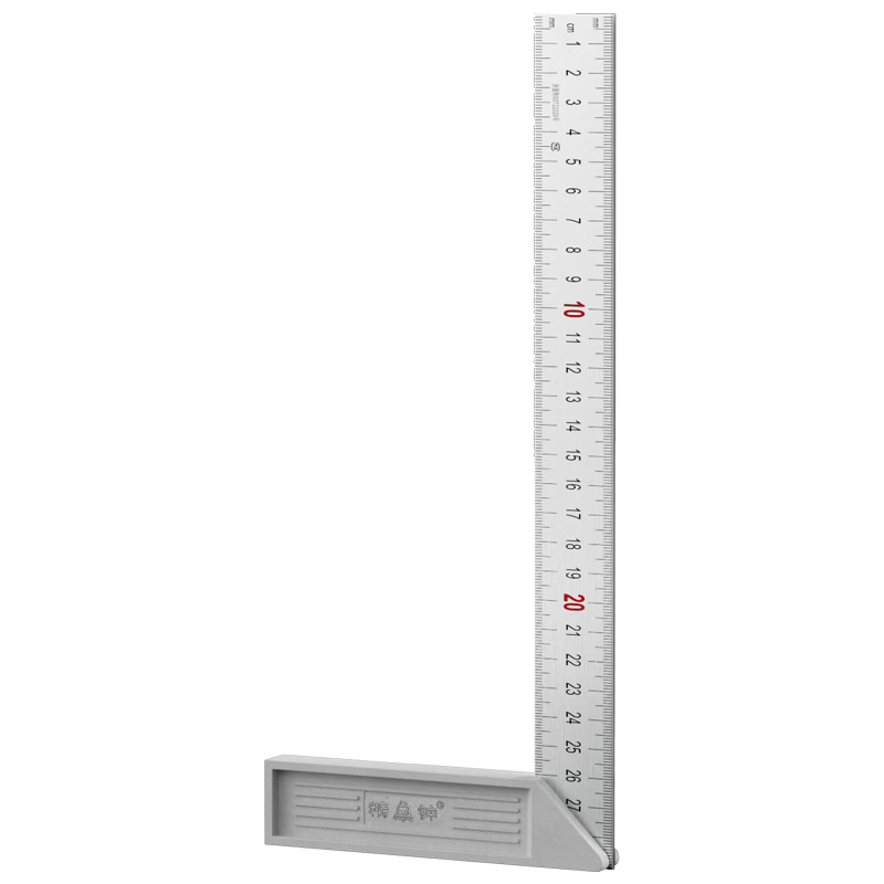 SYNTEK 90-Degree Stainless Steel Carpenter Square High-Precision L-Shaped Aluminum Alloy Ruler 500mm