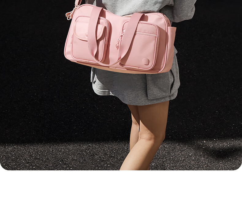 Aji Travel Bag for Women, Large Capacity Luggage Bag with Expandable Space, Suitable for Short Trips And Business Trips, Waterproof Storage, Dry-Wet Separation, Fitness Bag 25