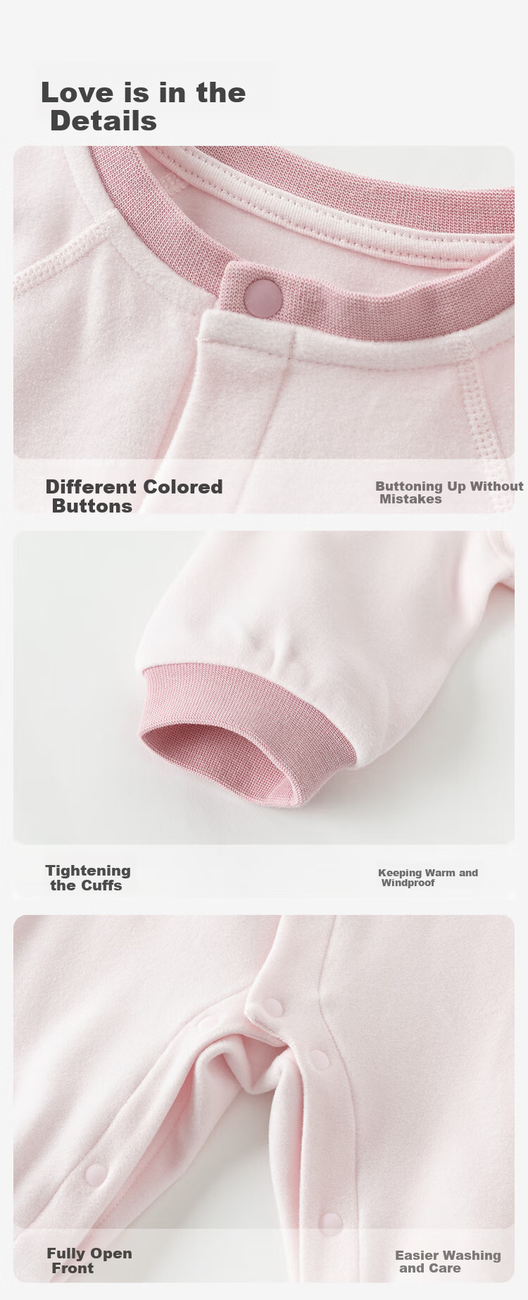 DAVE & BELLA Newborn Baby Clothes Romper Spring And Autumn Outfit for Baby Boys And Girls Long-Sleeve Bodysuit Onesie 10