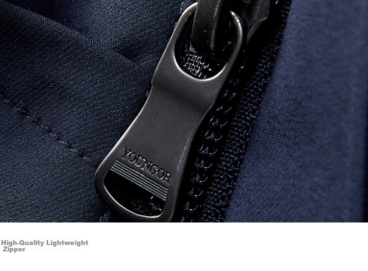 YOUNGOR [Goose Down Filling] 26 New Business Detachable Hood Warm down Jacket, Navy Blue, 2XL(185/104A) 5