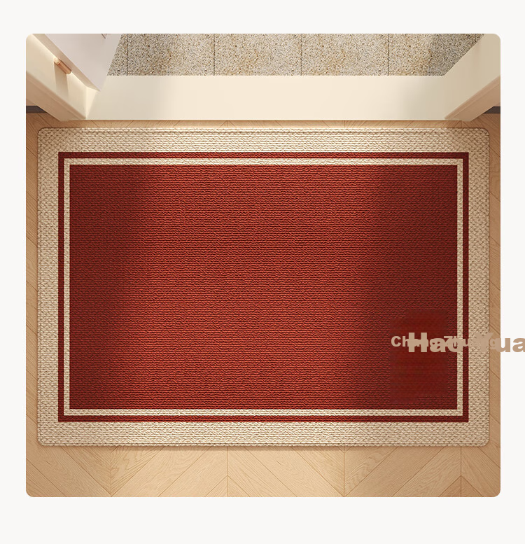 Shengwalunding Entrance Mat, Doorway Foot Mat, Red Carpet, High-End Safe Entry And Exit, Foyer, Cuttable, Non-Slip, 60*90cm 3