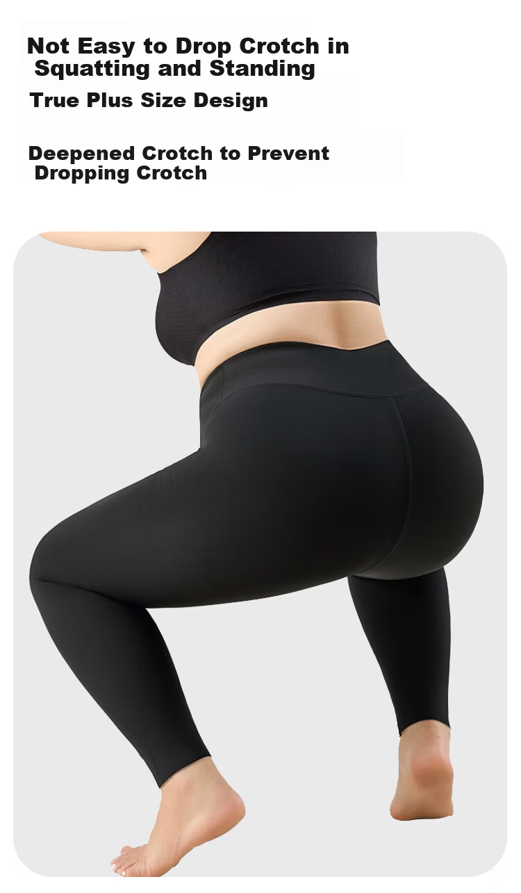 LangSha Plus Size Leggings for Women, Autumn And Winter, Highly Elastic, for Outdoor Wear, Fleece-Lined And Thickened, Suitable for Plus-Size Women up to 200 Jin (100 Kg), Plus Size Pantyhose 7