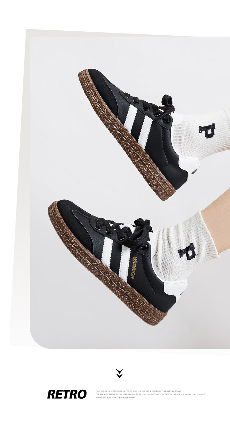 Warrior Official Women's Shoes 2026 New Summer Casual Sneakers for Women Simple Leisure Shoes White Gray Black Size 35 14