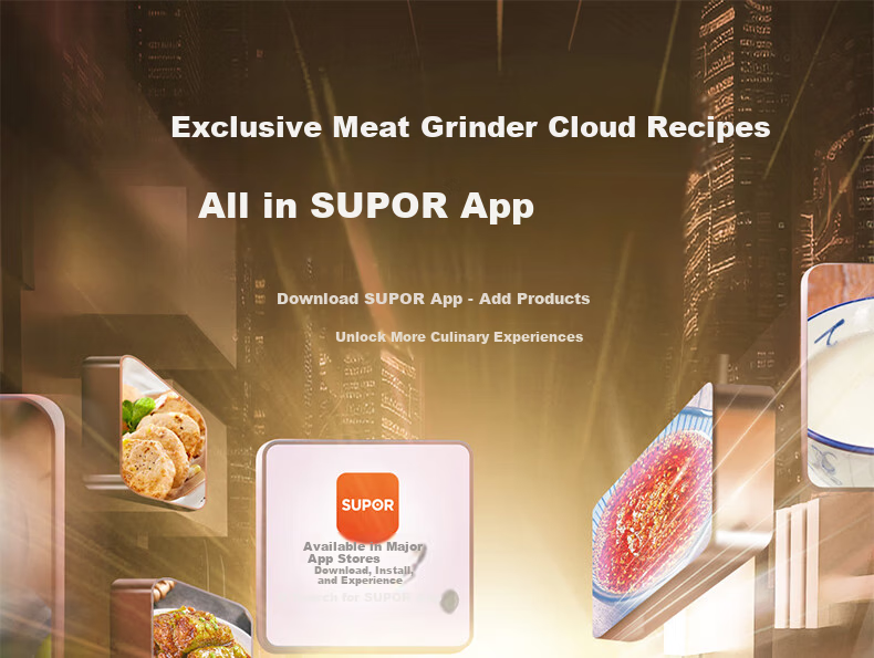 SUPOR Meat Grinder for Home Use, 4L Electric Multi-Functional Food Processor, Baby Food Maker, Mincer, Dumpling Filling Machine JR71-G400 16