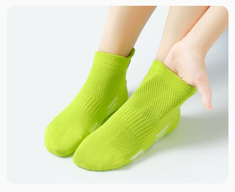 MiiOW Boys' Socks, Summer Thin Style, Children's Cotton Mesh Socks, Youth Boys' Sports Breathable Mid to Big Kids Short Socks 16