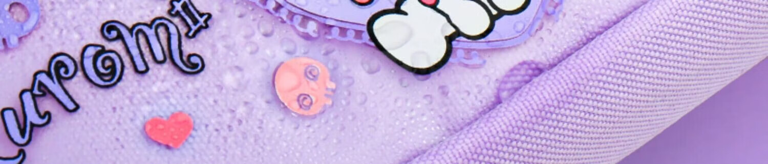 Yuji Kuromi Pencil Case Authentic Girls Elementary School Stationery Box High-Value New Grade 1 Large Capacity Pencil Bag Girls Sanrio Transparent Pencil Case 3