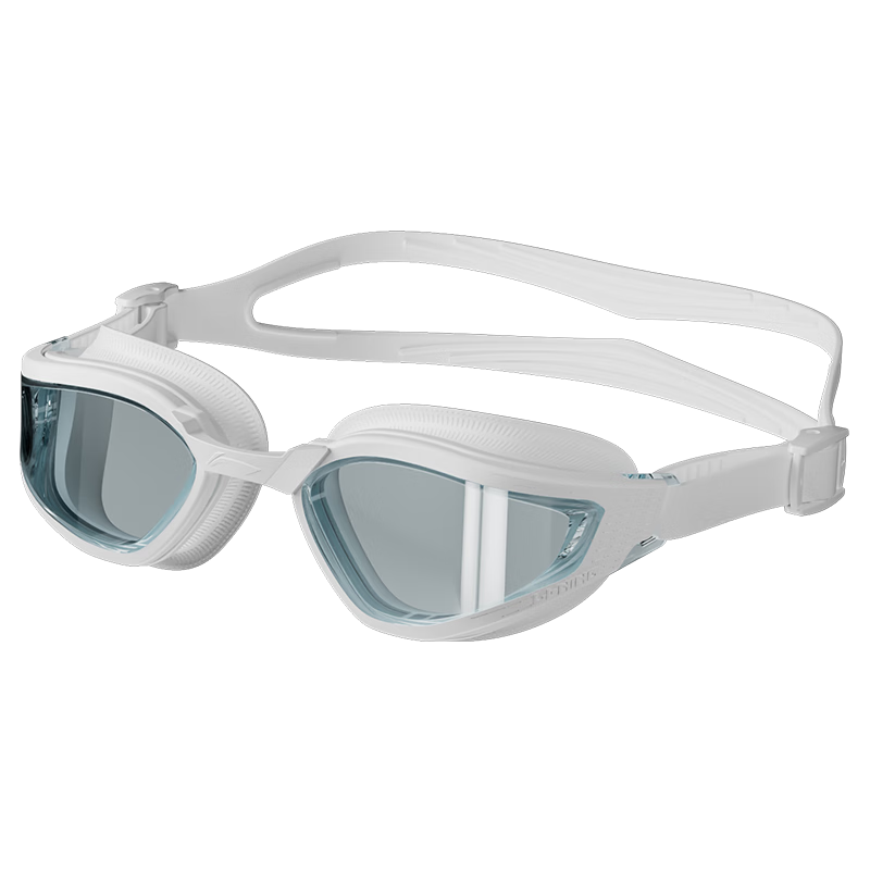 Li-Ning Swimming Goggles, Waterproof And Anti-Fog, for Men And Women, High-Definition, for Myopia, Professional Training Swimming Glasses, 2075 White, -5.00 Diopters