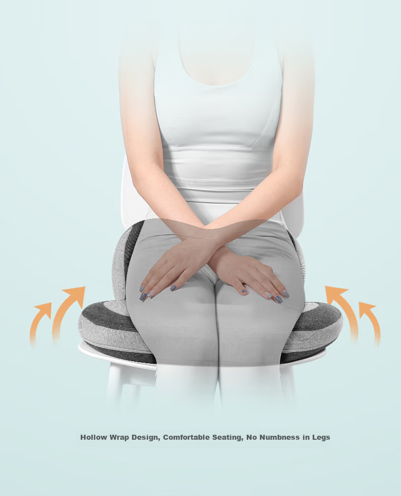 Mixiaoshu Office Chair Cushion with Integrated Ergonomic Backrest for Long Sitting Support And Posture Correctio 9