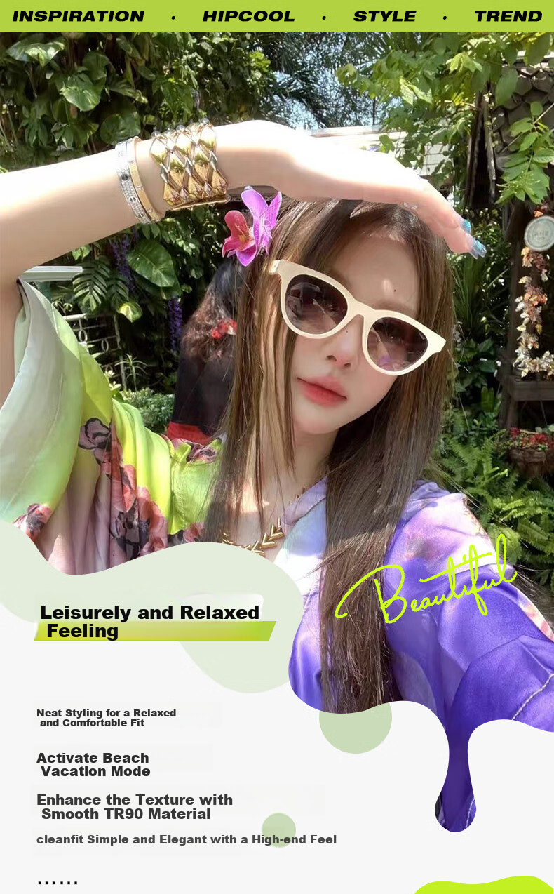 LOHO New Women's Sunglasses 2026, Polarized UV Protection Sunglasses, Retro Round Frame, High-End Eyewear 2
