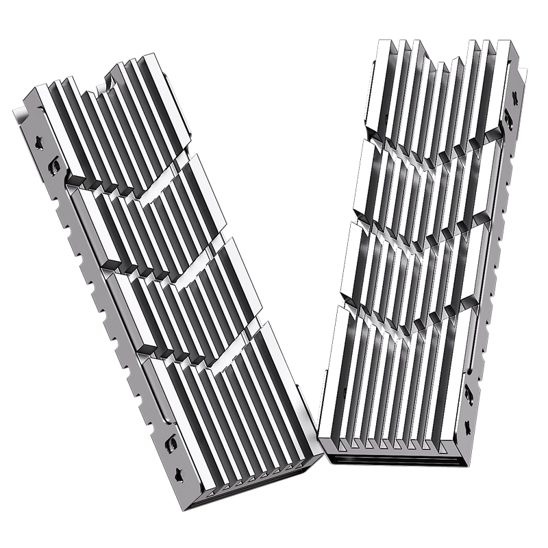 NVV M.2 Solid State Cooling Vest, SSD 2280 Thermal Paste Cooling Pad, PS5 Aluminum Alloy Cooler Heat Sink NT-GT7S