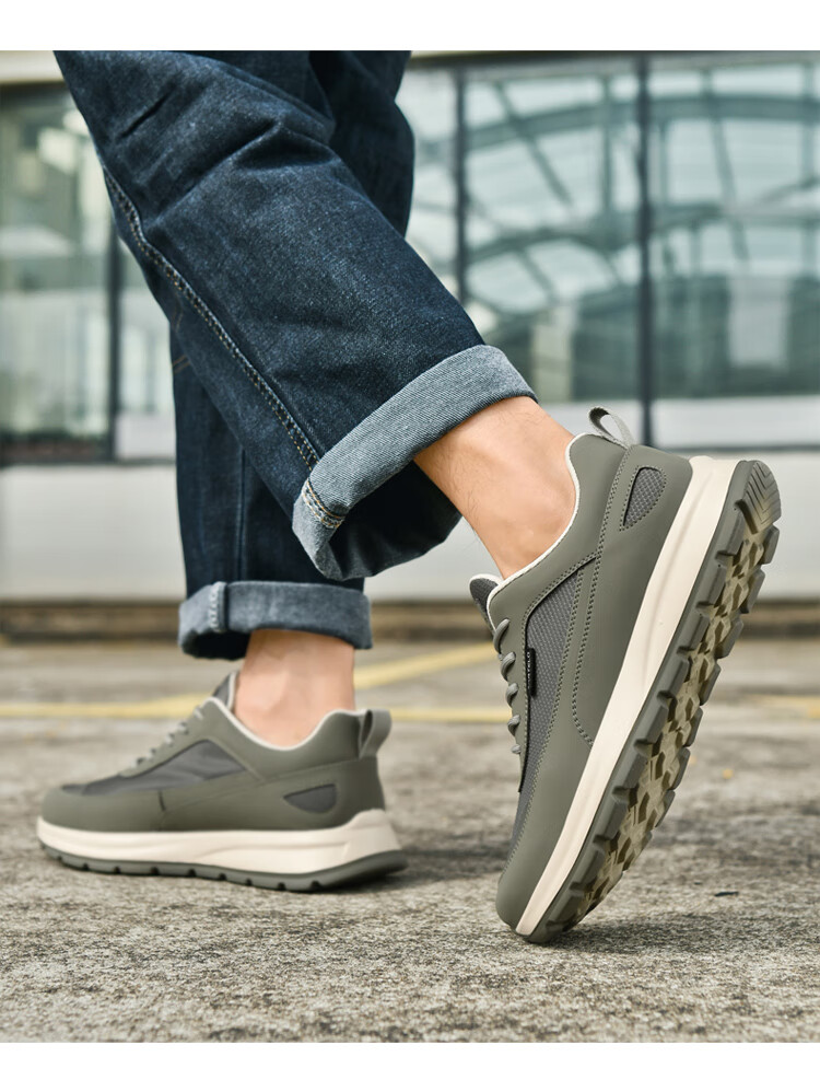 CARTELO Men's Casual Sneakers, Trendy Versatile Shoes, Low-Top Breathable Mesh Shoes for Men, 5318 Bean Green, Size 38 9