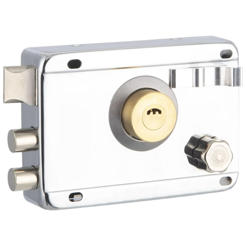 Shouli Anti-Theft Door Lock Old-Style Surface-Mounted Door Lock Anti-Pry Household Iron Door Lock Wooden Door Lock Universal Indoor and Outdoor Right-Hand Opening